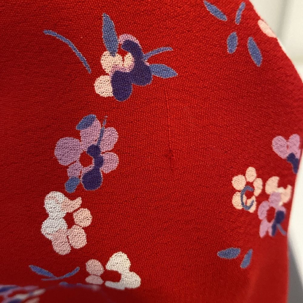 Flynn Skye Jackie Ciao For Now Red Floral Slip Dress Size XS - Picture 14 of 16